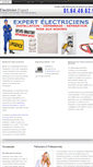 Mobile Screenshot of electricienozoirlaferriere.com